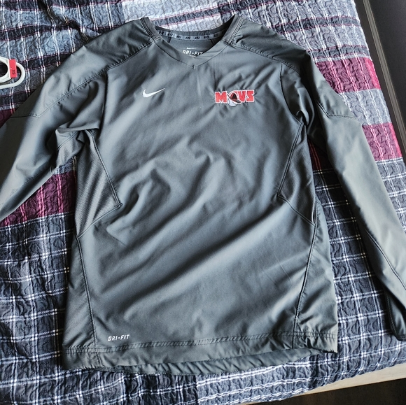 Midstate Mavericks  Small Nike Dry-Fit baseball pullover - Picture 1 of 2